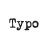 Typo Gift Card