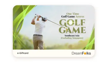 One-Time Southeast Asia Region Golf Game Access (excluding Singapore) Gift Card